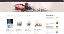 Desktop Screenshot of echosante.com